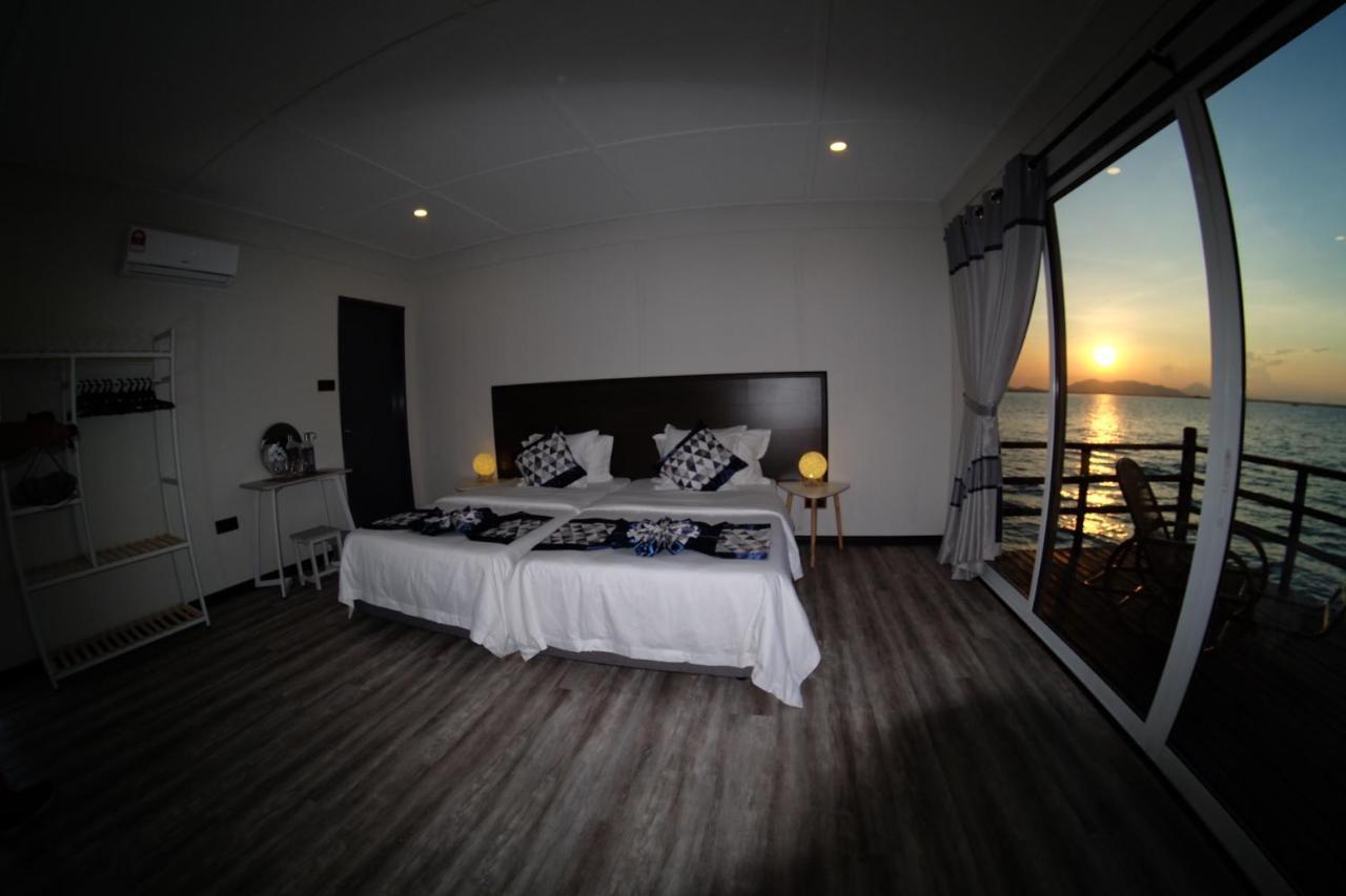 仙本那 Shun Shun Water Bungalows酒店 外观 照片